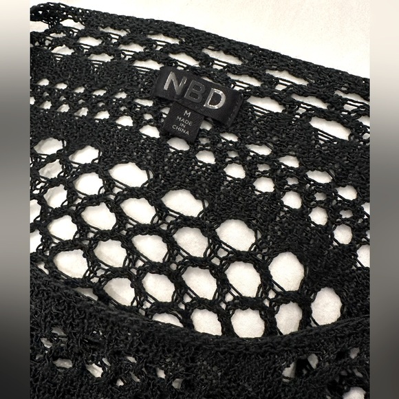 Revolve NBD Ames knit long sleeve top in black - Picture 6 of 7